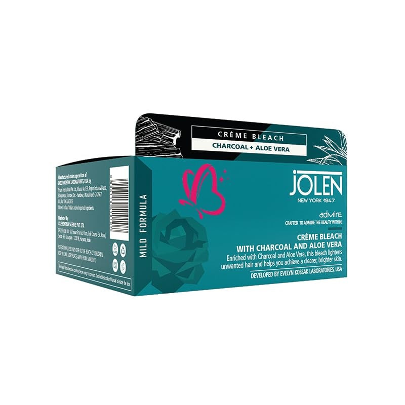 Jolen - Charcoal & Aloe Vera Creme Bleach
