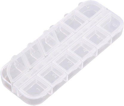 Empty Grid Storage box for Accessory & Jewelry - 12 Grids