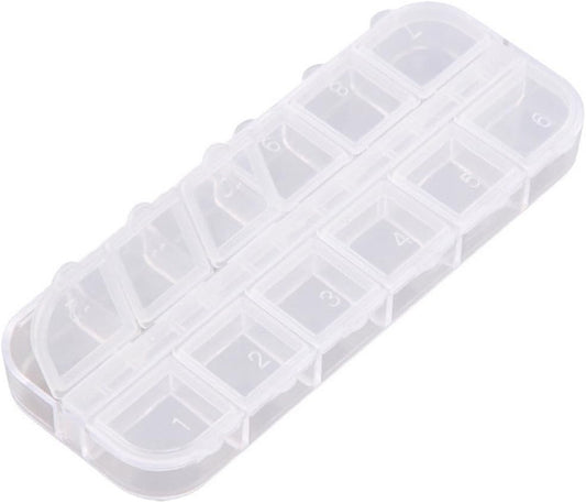 Empty Grid Storage box for Accessory & Jewelry - 12 Grids