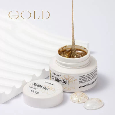 Vinimay UV-LED Spider Gel - Gold Color