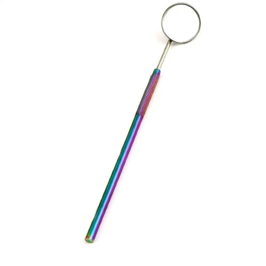 Eyelash Extension Mirror Titanium Small Size