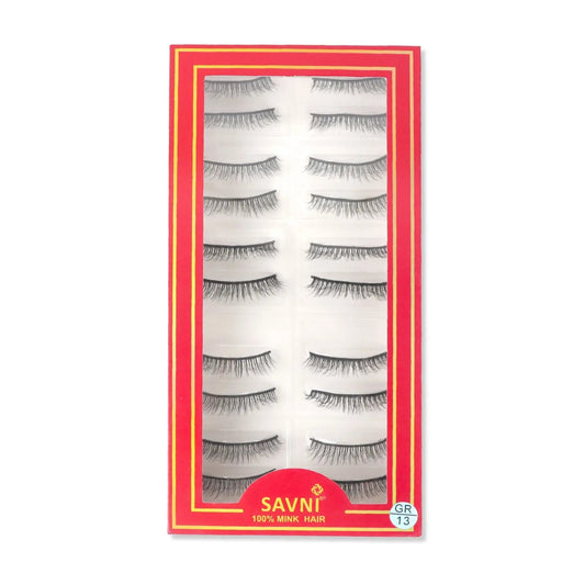 Savni 5D Temporary Mink Hair Eyelash Extensions 10 pairs Model GR/13