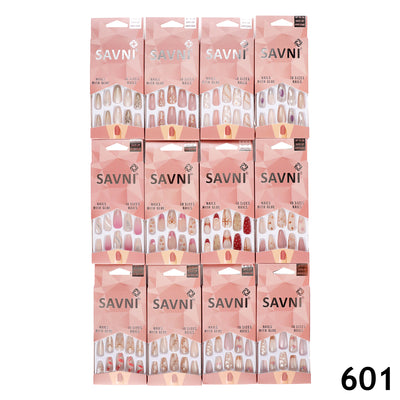 Press On Nails Premium Stone & Printed Series - 12 Boxes