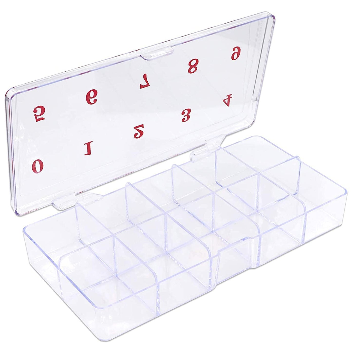 Empty Nail Tip Storage Box - Sizes 0 to 9