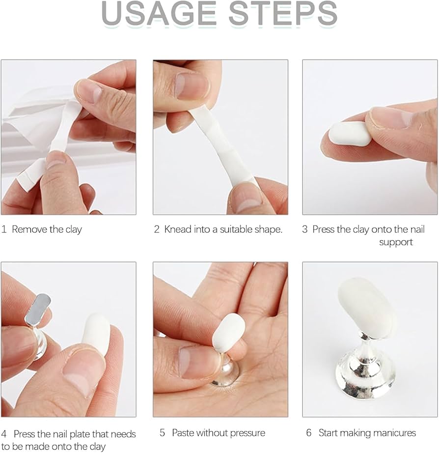 Press On Nail Tack It Clay 96 Pcs - Assorted Color