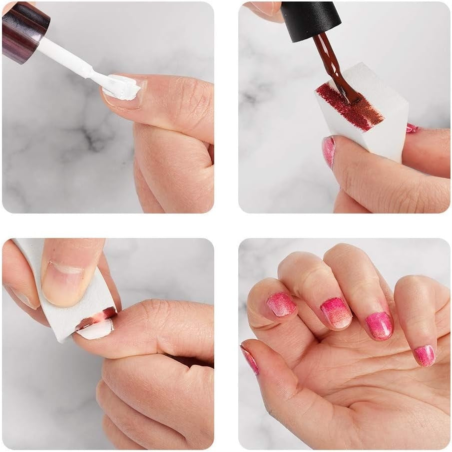 Soft Gradient Ombre Sponge - Pack of 10