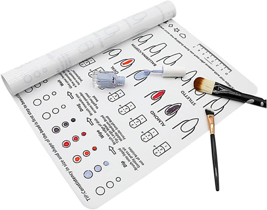 Silicon Nail Practice Sheet for Students - 1 Sheet