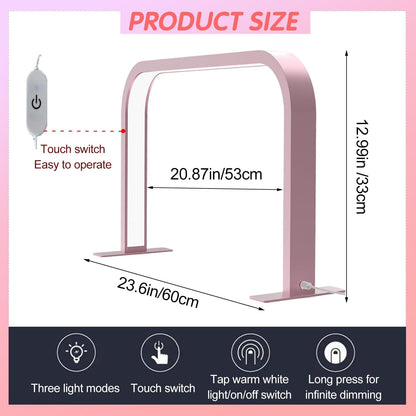 Nail Art Square Decoration Light- Pink Color