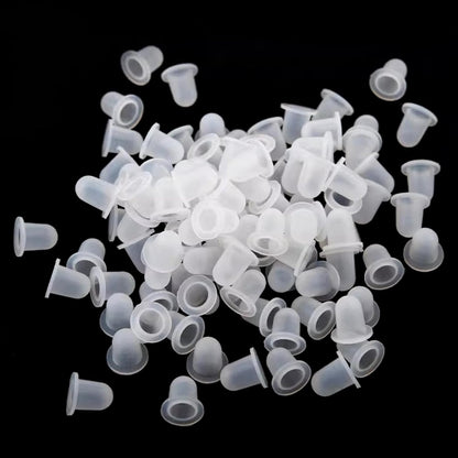 Microblading & PMU Pigment Holding Silicon Cups Large Size - Pack of 100pcs