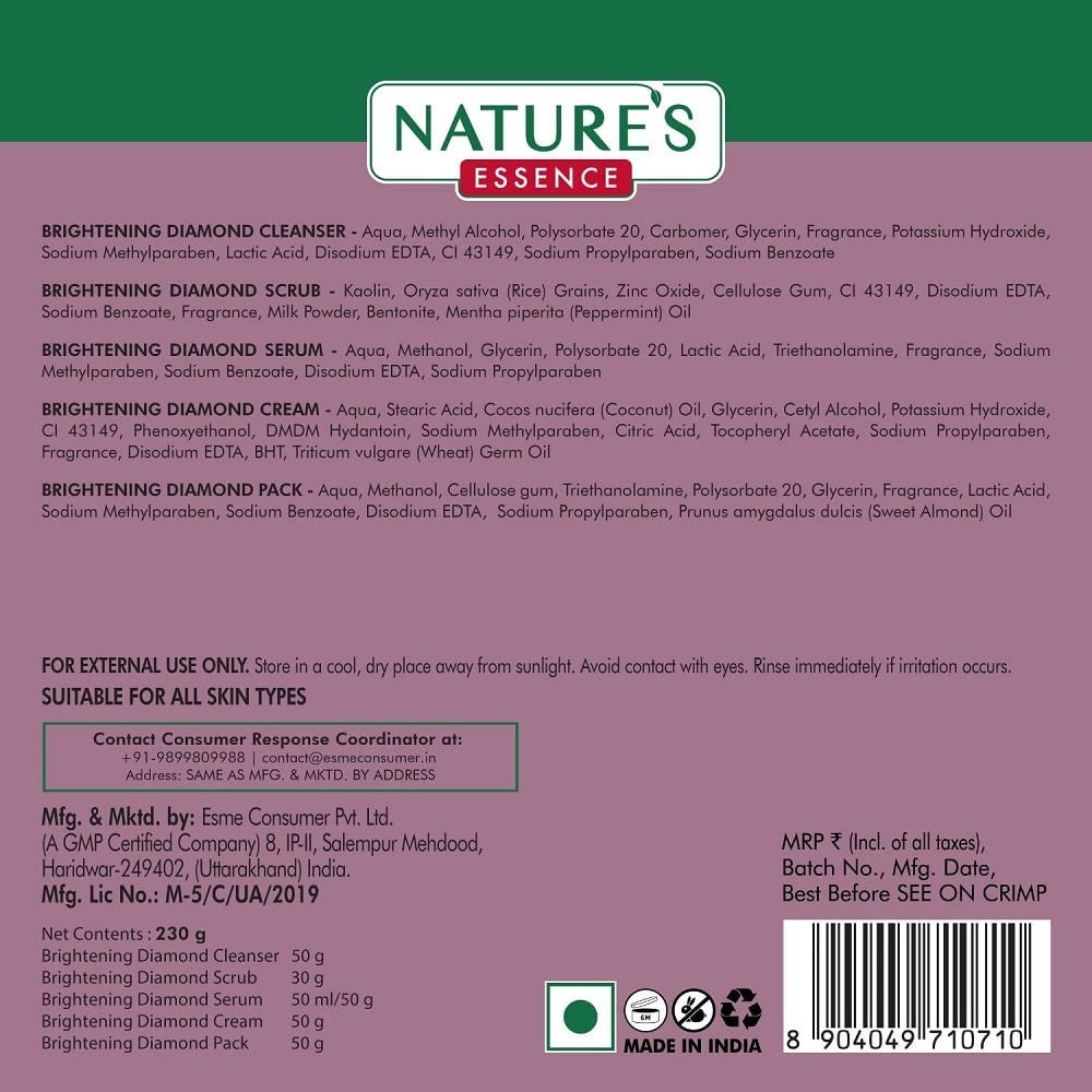 Nature's Professional Advanced Brightening diamond Facial Kit