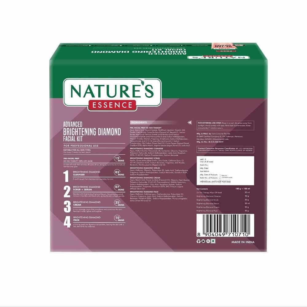 Nature's Professional Advanced Brightening diamond Facial Kit