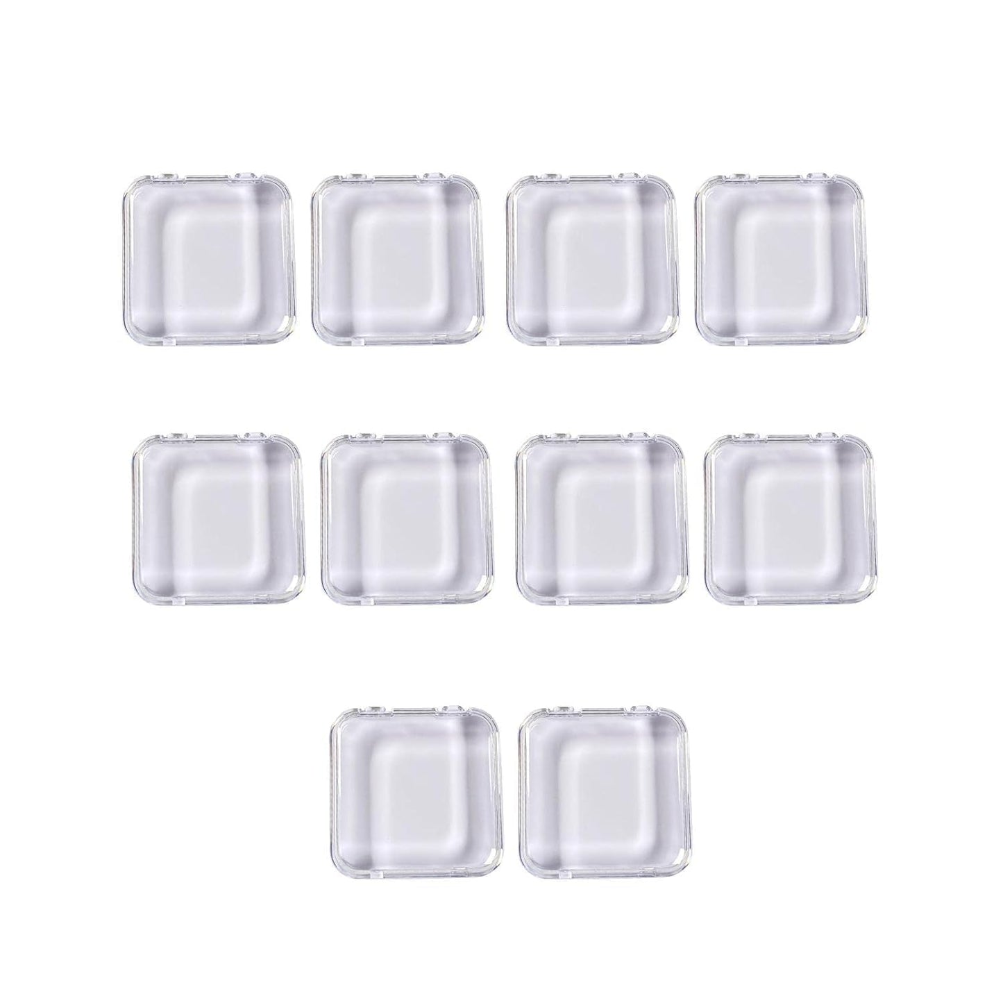 Empty Press On Storage Transparent Box - Pack of 10
