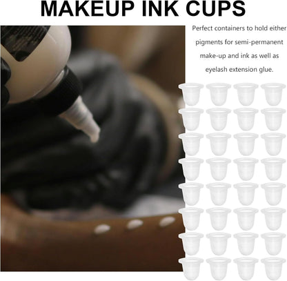 Microblading & PMU Pigment Holding Silicon Cups Large Size - Pack of 100pcs