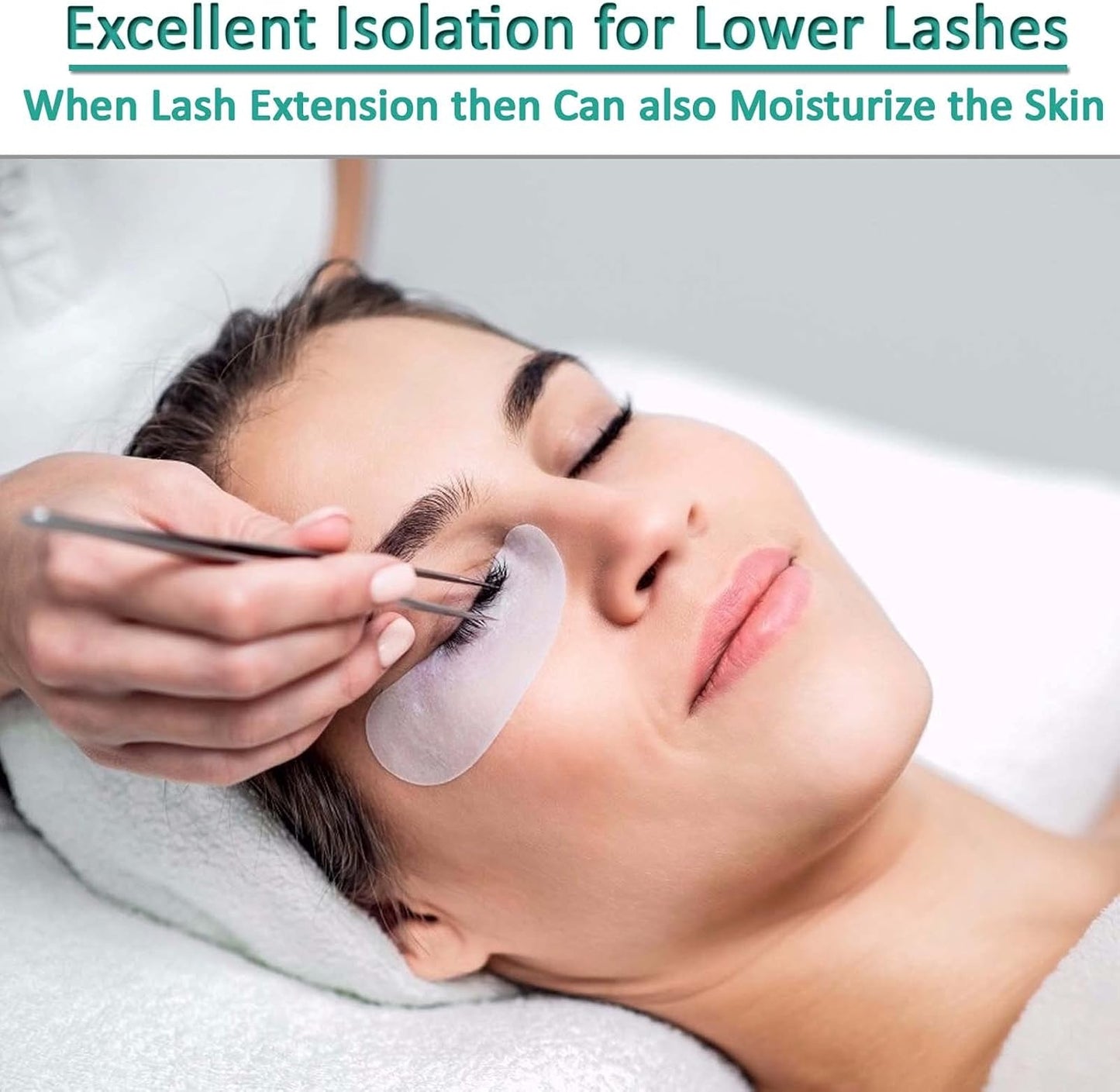 Under Eye Pink Gel Patch for Eyelash Extension 10 Pieces