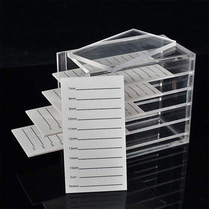 Eyelash Holder Case, 5 Layers Acrylic Eyelash