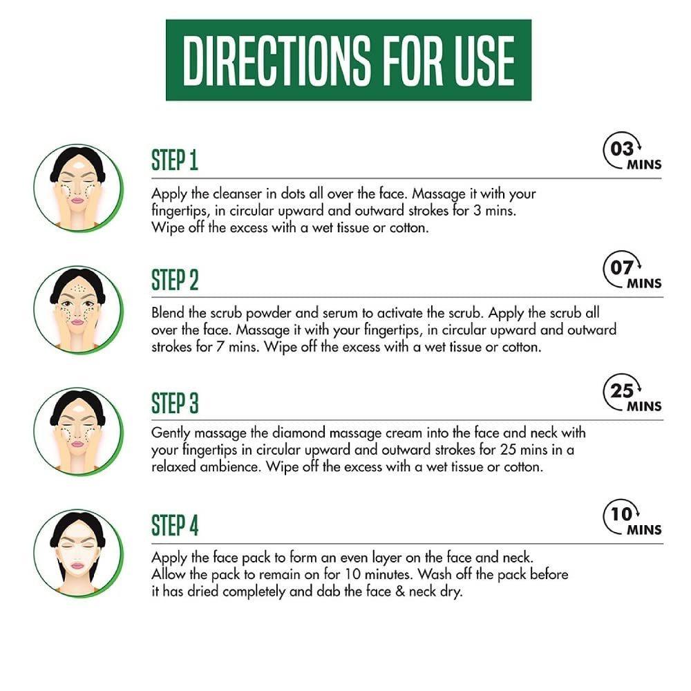 Nature's Professional Advanced Brightening diamond Facial Kit