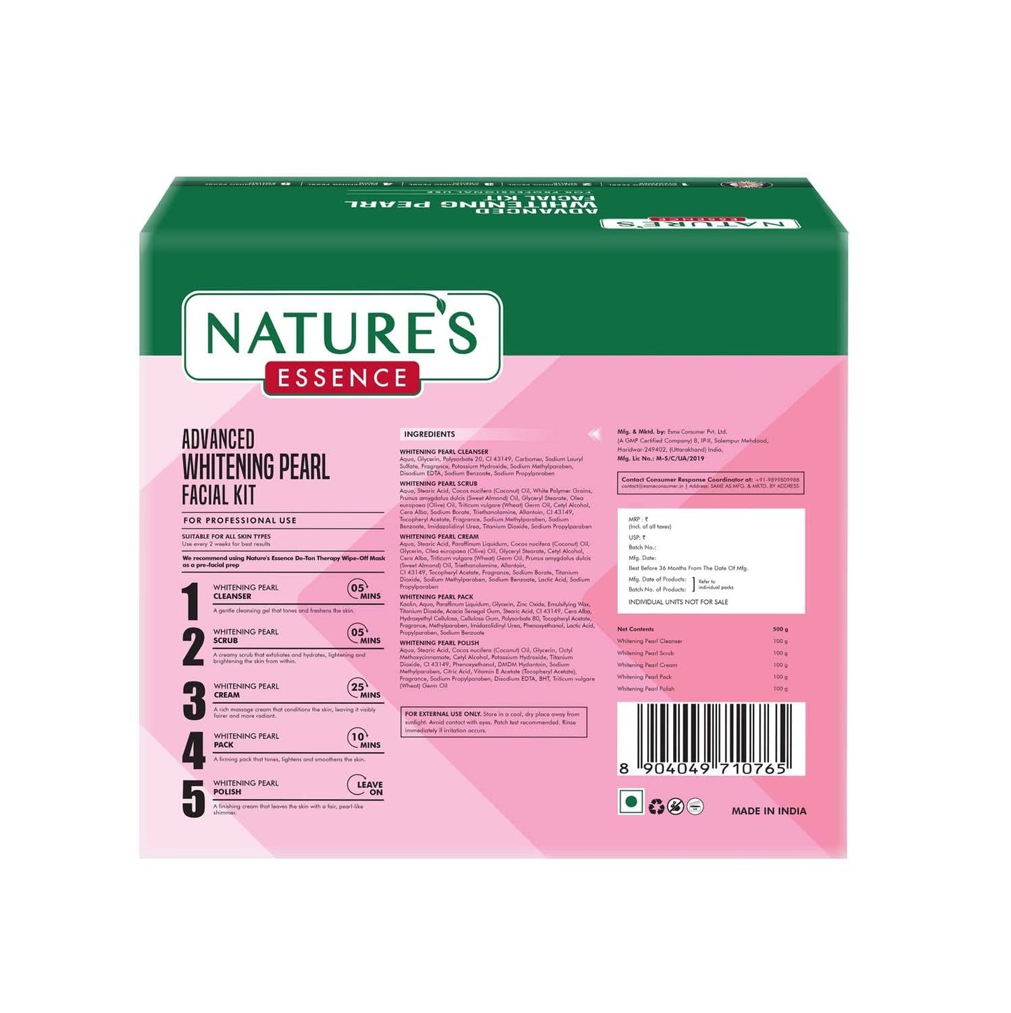 Nature's Professional Advanced Pearl Facial Kit