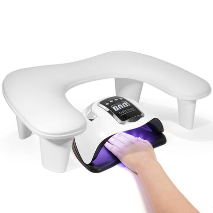 Nail Cushion Heavy U Shape- White Color