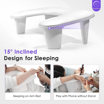 Nail Cushion Heavy U Shape- White Color