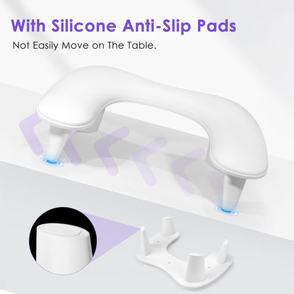 Nail Cushion Heavy U Shape- White Color
