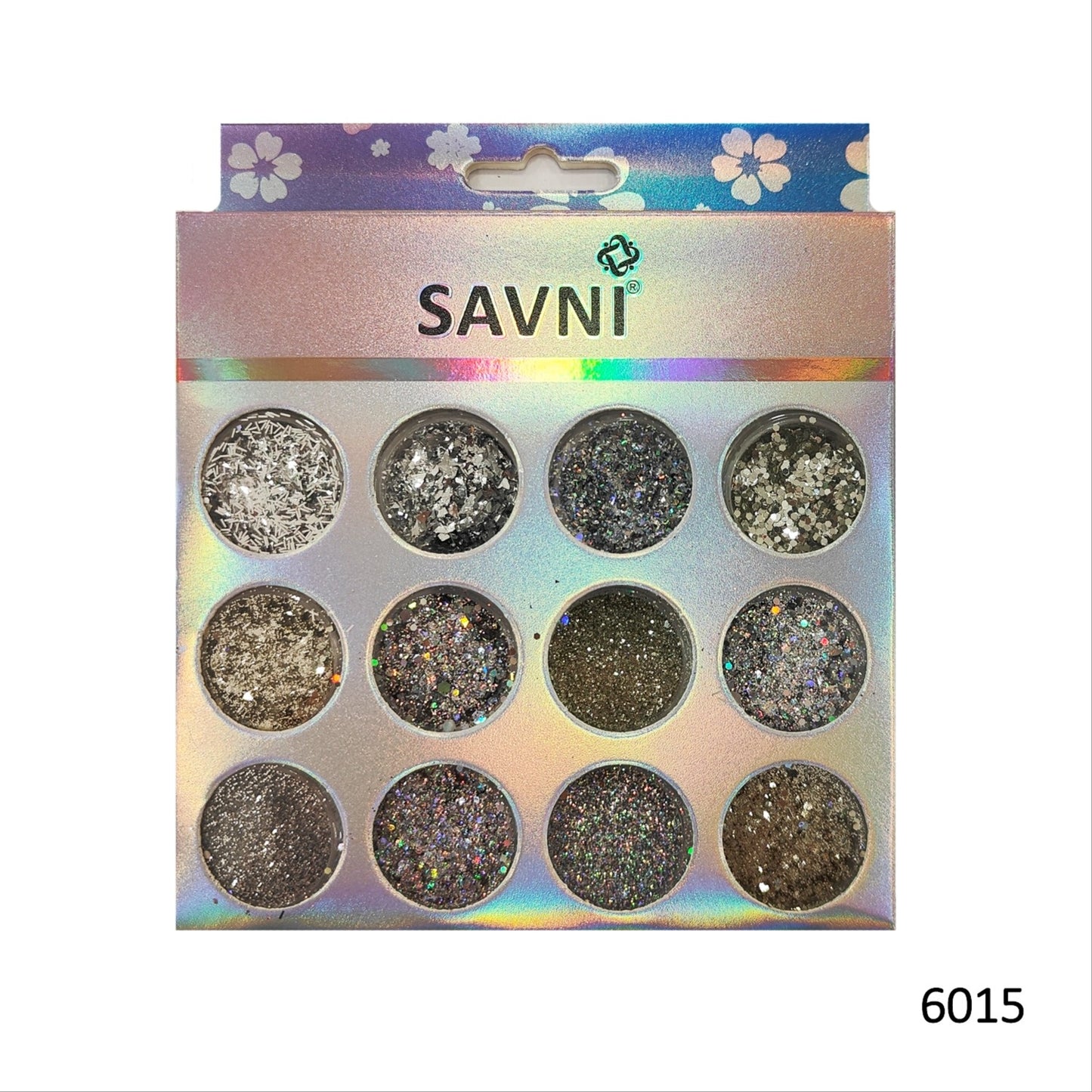 Savni Mix Glitters, Mylars & Sugar Dust - Pack of 10/12