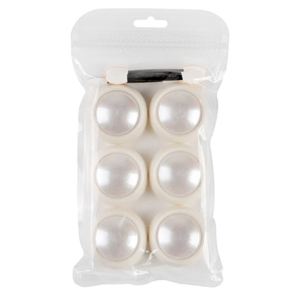 White Chrome Pearl - Pack of 6