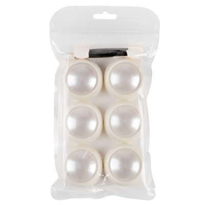 White Chrome Pearl - Pack of 6