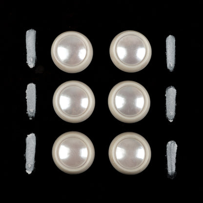 White Chrome Pearl - Pack of 6