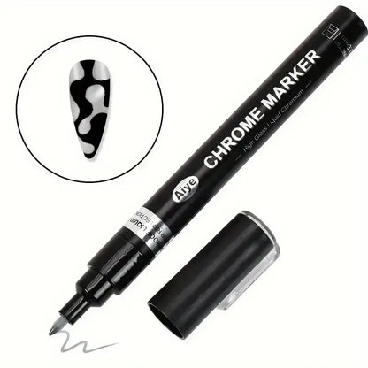 Nail Chrome Marker/Mirror Pen - Fine Tip 1.0mm