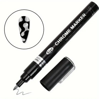 Nail Chrome Marker/Mirror Pen - Fine Tip 1.0mm