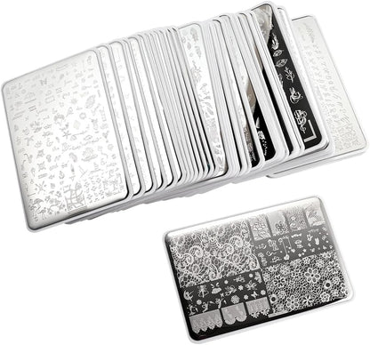 Stamping Plate for Stamp Art 10x15cm Plate - 1 Piece, Assorted Design