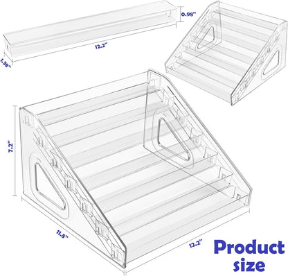 5-Shelf Display Stand for Nail Polish Holding - Holds up to 30 Polishes