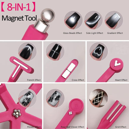 8-in-1 Cat Eye Magnet, Multiple Effects