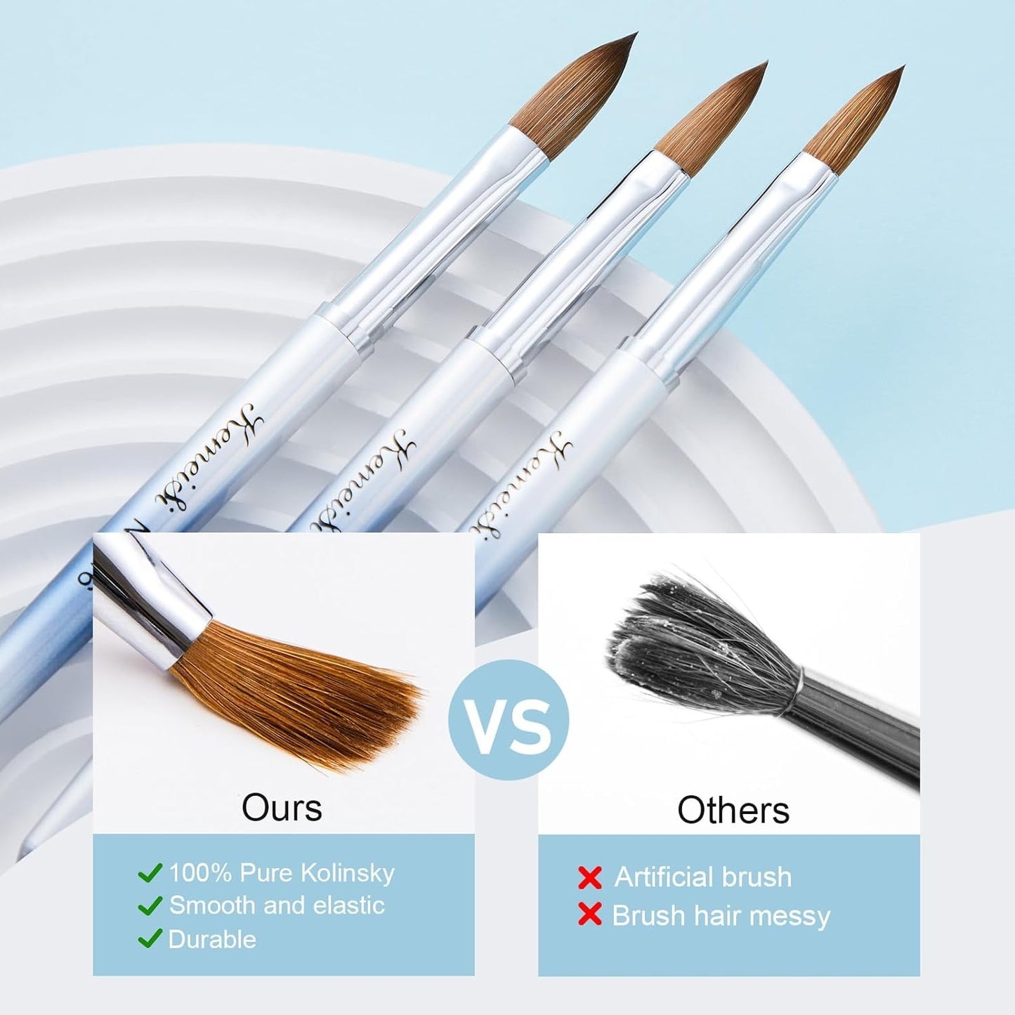 Acrylic Brush Kolinsky Original NO 8 - 1 PIECE