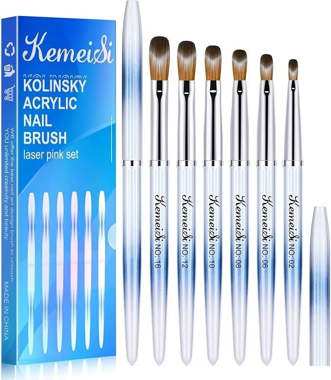 Acrylic Brush Kolinsky Original No 12- 1 Piece