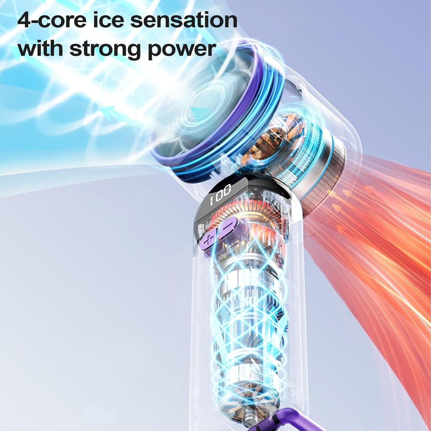 Eyelash Extension Ice Mini Turbo Fan - Assorted Color