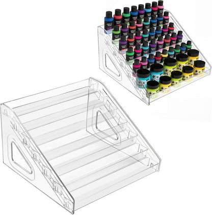 5-Shelf Display Stand for Nail Polish Holding - Holds up to 30 Polishes