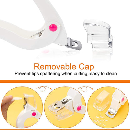 Nail Tip Cutter With Adjustable Size Wheel