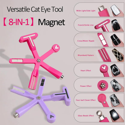 8-in-1 Cat Eye Magnet, Multiple Effects
