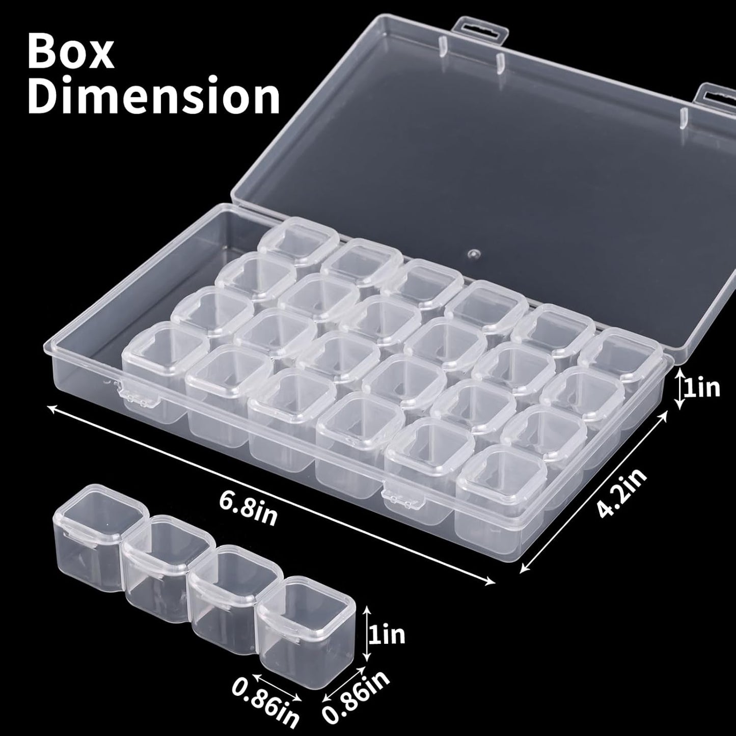 Storage Box 112 Grid - White Color