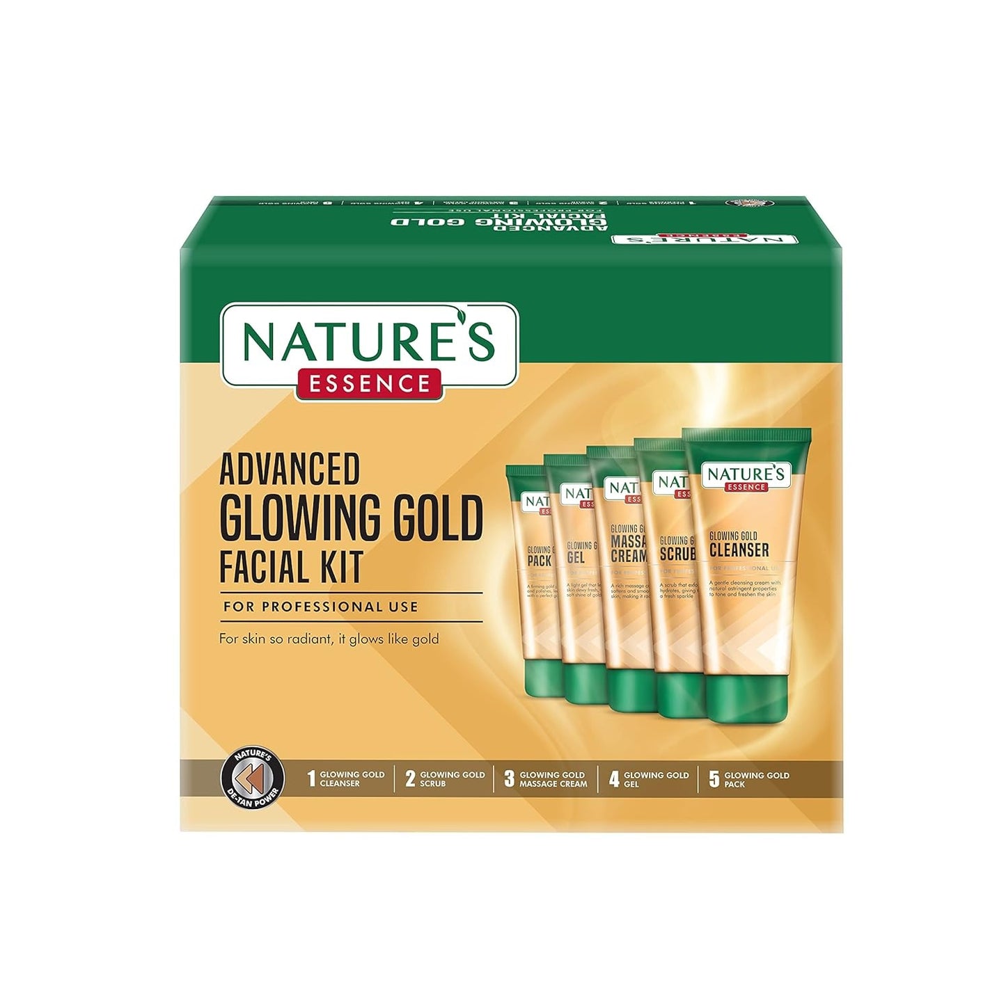 Nature's Professional Advanced Glowing Gold Facial Kit