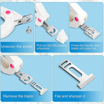 Nail Tip Cutter With Adjustable Size Wheel