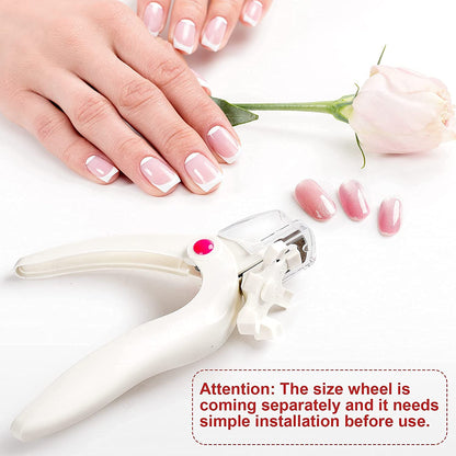 Nail Tip Cutter With Adjustable Size Wheel