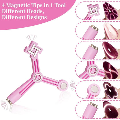 4-in-1, Cat Eye Magnet, Multiple Effects