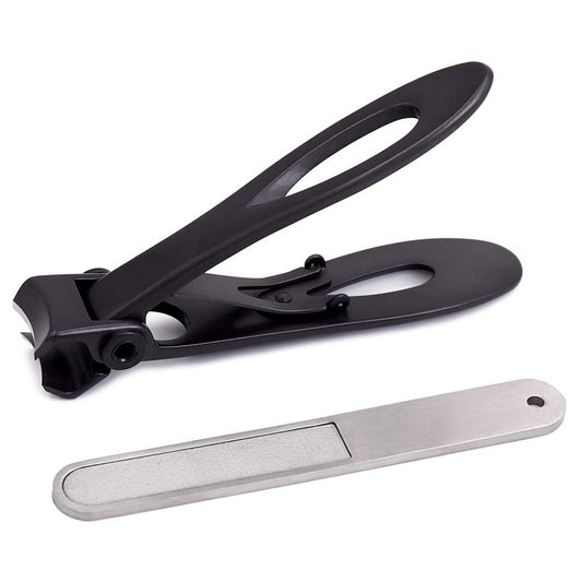 Premium Titanium Coated Nail Cutter and Filer for Natural Nails