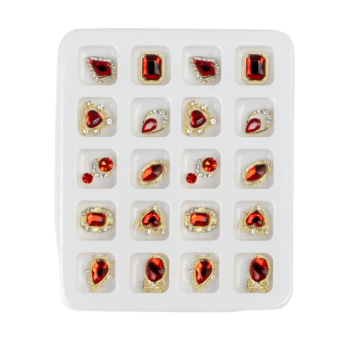 Big Rhinestone Jewel Stone Accessory - 10 pairs