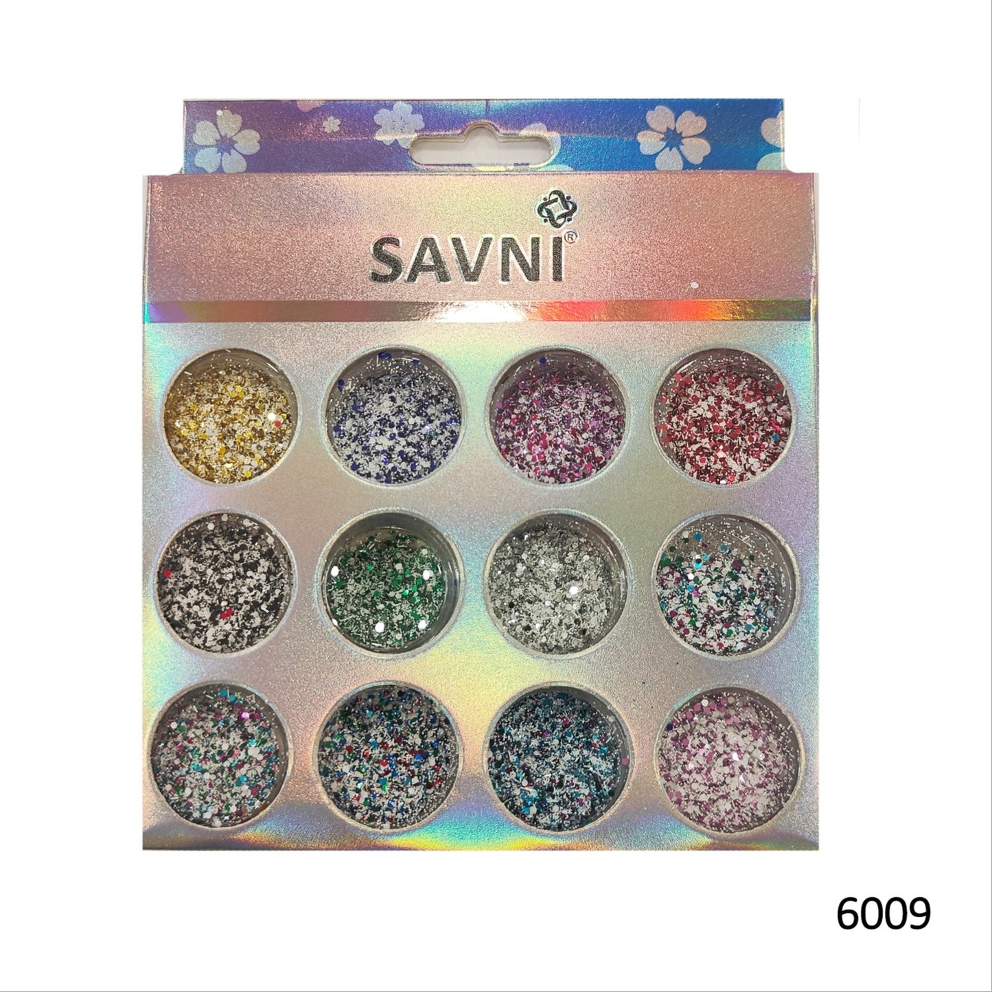 Savni Mix Glitters, Mylars & Sugar Dust - Pack of 10/12