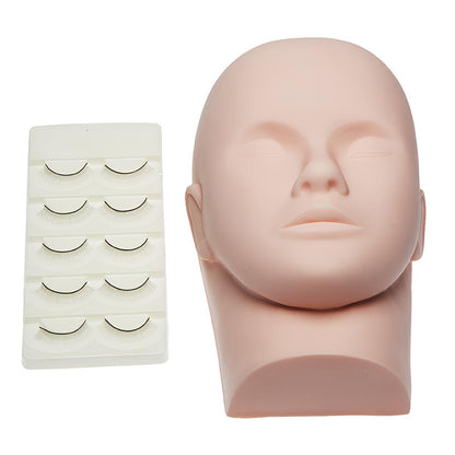 Eyelash & Makeup Silicon Rubber Training Dummy