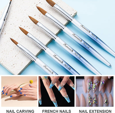 Acrylic Brush Kolinsky Original NO 8 - 1 PIECE