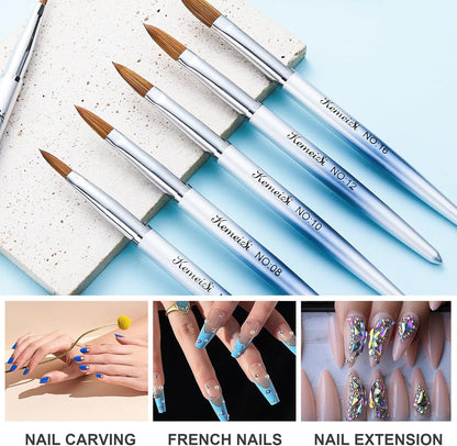Acrylic Brush Kolinsky Original No 12- 1 Piece